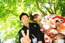 京都前撮り和装安いロケフォトウェディング