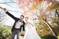 大津市結婚式前撮りロケーション撮影格安写真